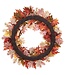 32" Maple/Oak Leaf Wreath  Brown Green