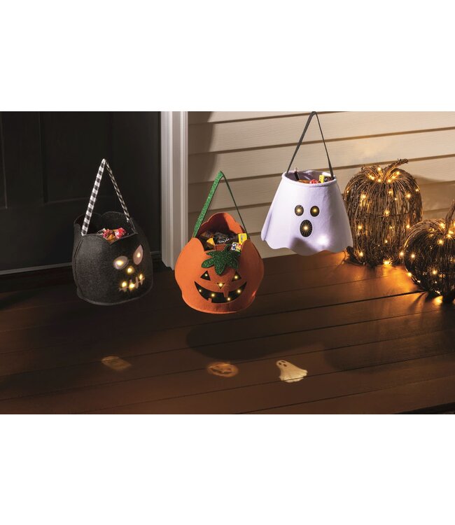 Light-Up Projection Treat Buckets
