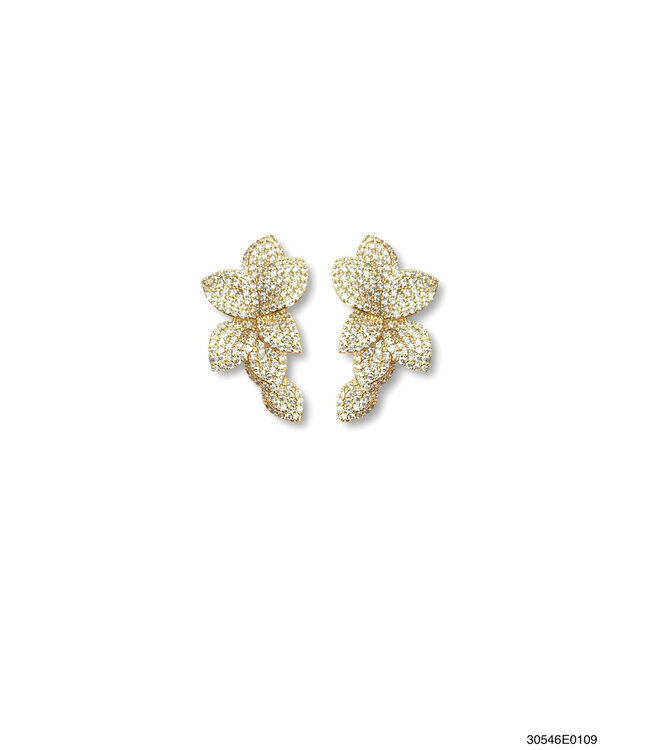 THEIA JEWELRY Mira Medium Plumeria Earrings