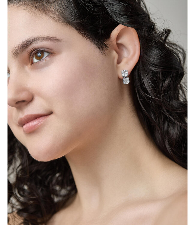 THEIA JEWELRY Clair Double Drop Earrings