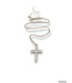 THEIA JEWELRY Julia Cross Necklace