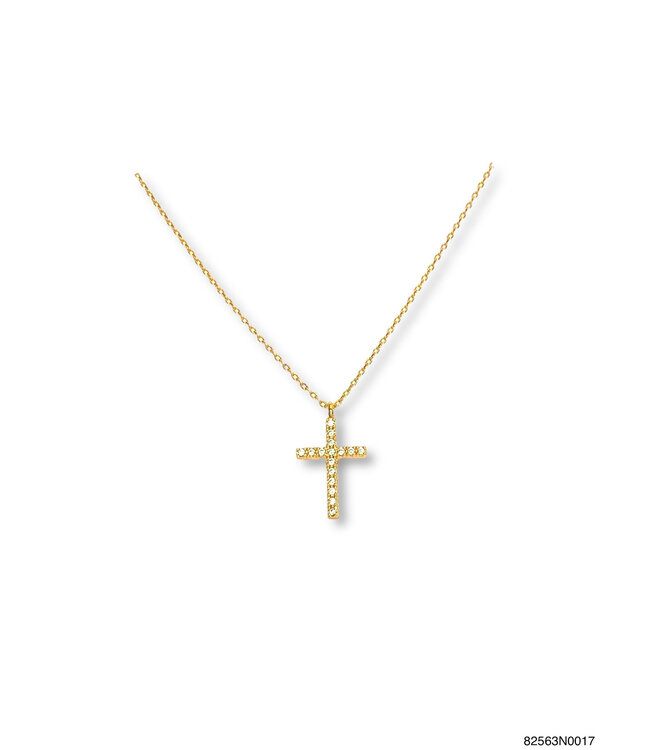 THEIA JEWELRY Ada Classic Cross Pendant Necklace