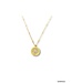 THEIA JEWELRY Gabrielle Short Cross Disc Necklace