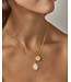 THEIA JEWELRY Gabrielle Short Cross Disc Necklace