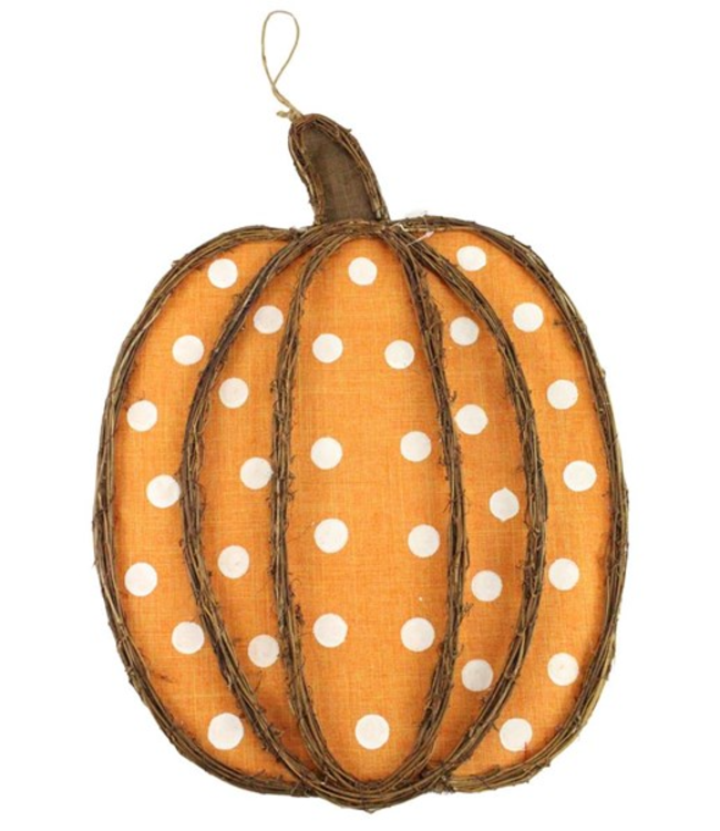Vine/Fabric Pumpkin