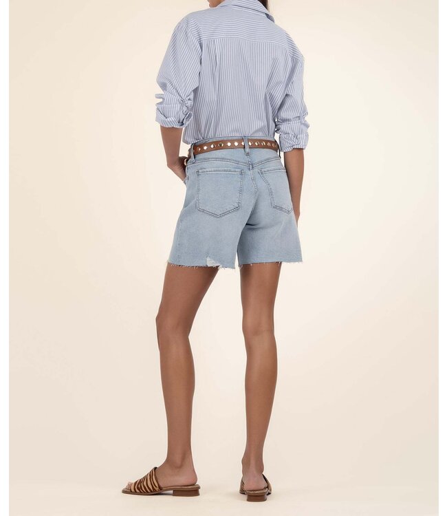 KUT FROM THE KLOTH Hailey High Rise Short with Raw Hem