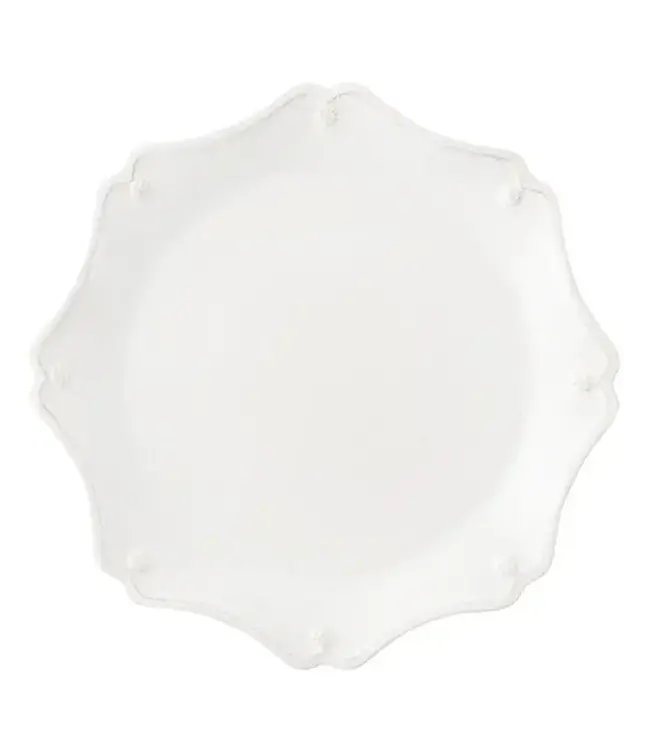 JULISKA Berry & Thread Scalloped Charger - Whitewash