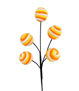 16" Twirl Ball Pick Orange