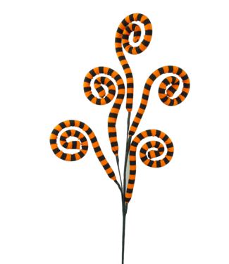 Fabric Stripe Spiral Curly Spray