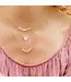 My Heart is Yours, Shell Pave Heart Necklace