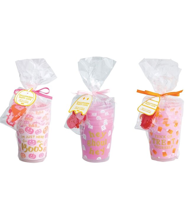 Halloween Party Cup & Drink Marker Sets