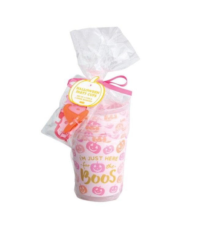 Halloween Party Cup & Drink Marker Sets