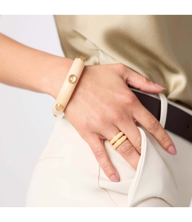 JULIE VOS Carnaby Stone Bangle