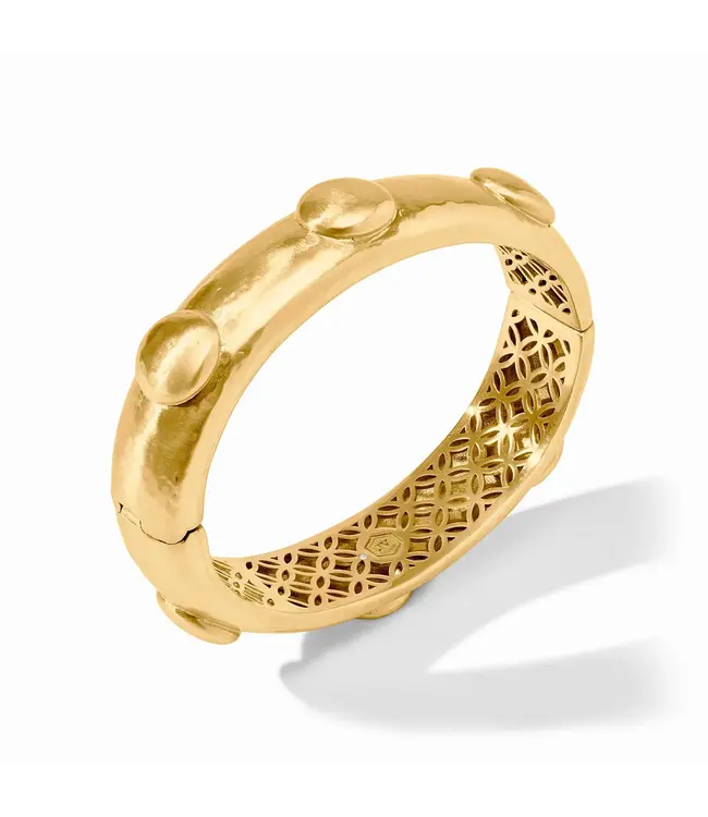 JULIE VOS Solara Hinge Bangle Gold