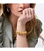 JULIE VOS Solara Nova Hinge Bangle Gold