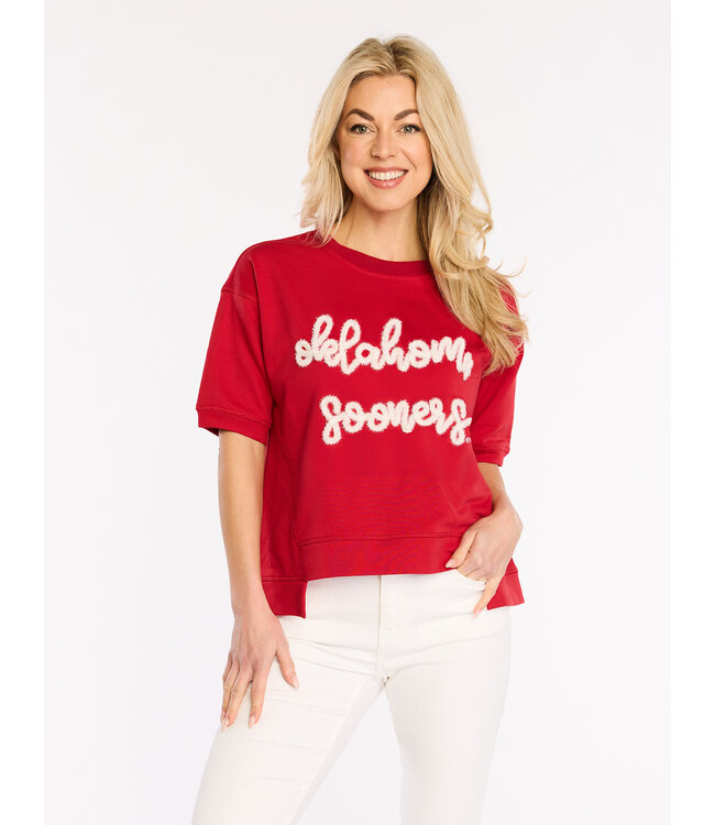 The Glitter Script Boxy Top