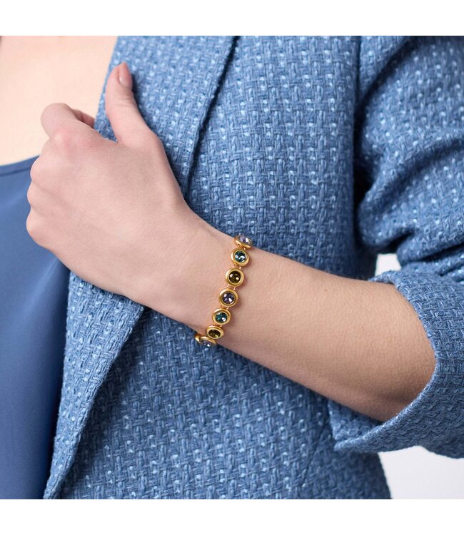 JULIE VOS Rainbow Tennis Bracelet