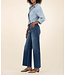KUT FROM THE KLOTH Meg High Rise Fab Ab Wide Leg Raw Hem
