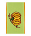 4 Inch Pumpkin Sequin Deluxe Wired Edge Citrus Ribbon