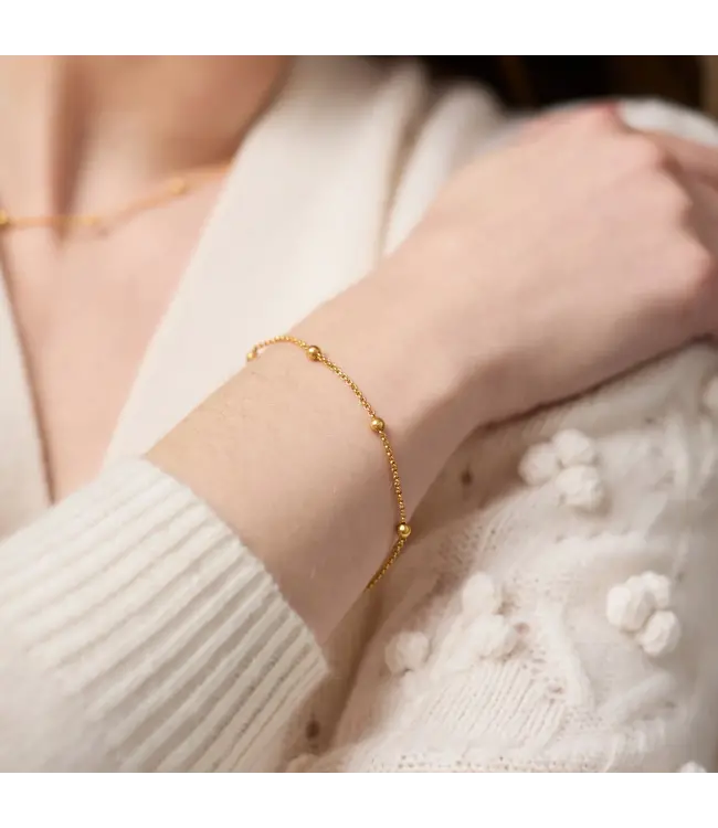 JULIE VOS Solara Delicate Bracelet Gold