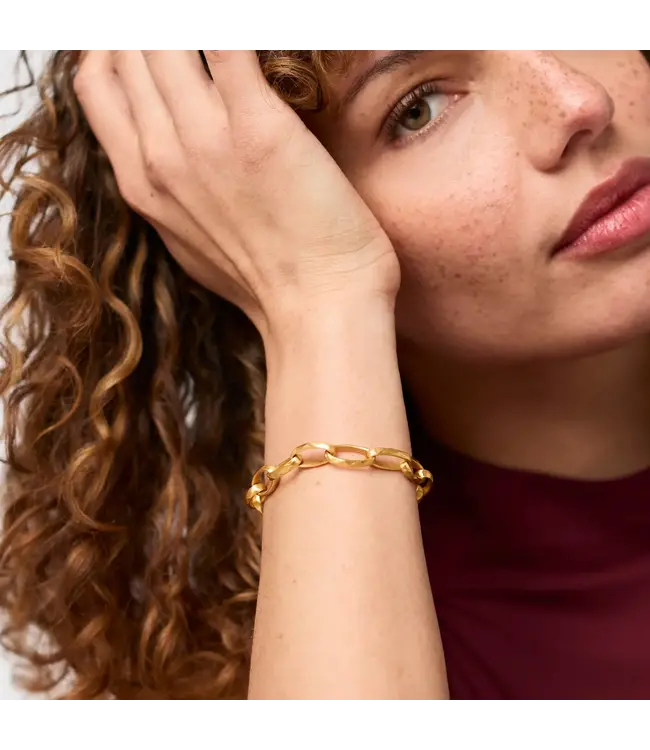JULIE VOS Solara Link Bracelet Gold