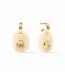 JULIE VOS Carnaby Hoop & Charm Earring