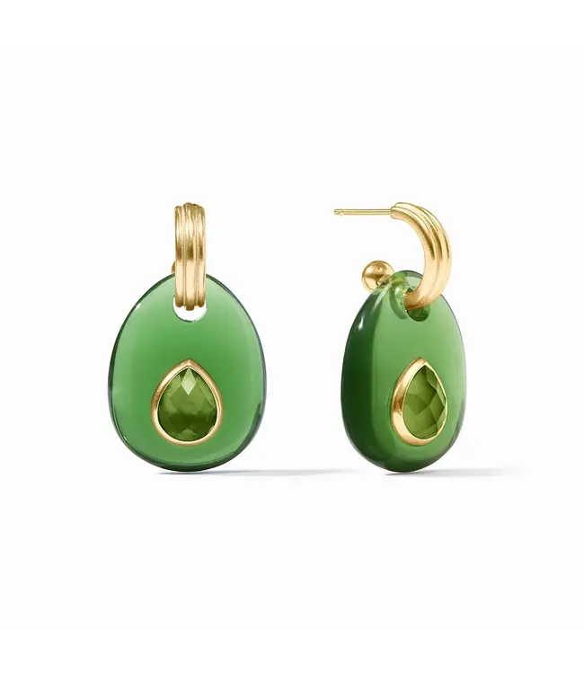 JULIE VOS Carnaby Hoop & Charm Earring