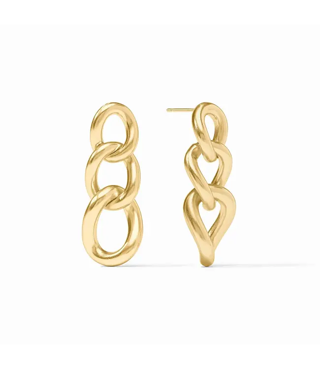 JULIE VOS Dolce Link Earring Gold