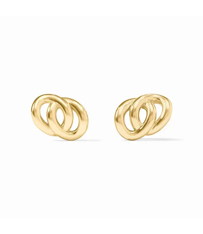 JULIE VOS Dolce Link Stud Gold