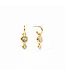 JULIE VOS Rainbow Duo Hoop & Charm Earring