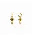 JULIE VOS Rainbow Duo Hoop & Charm Earring