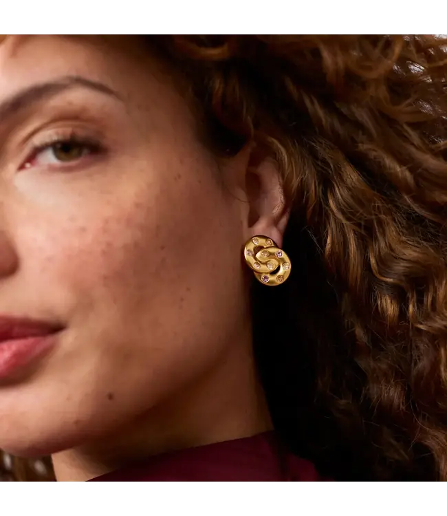 JULIE VOS Rainbow Infinity Earring