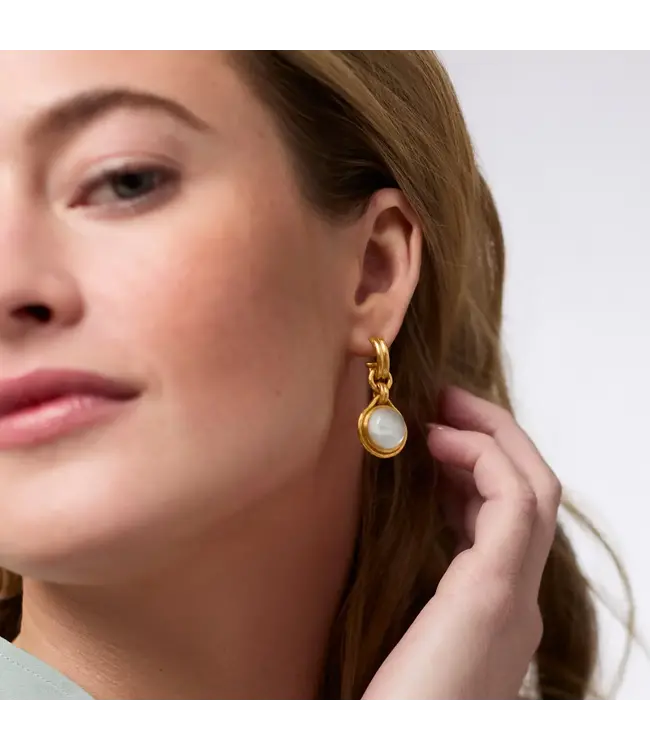 JULIE VOS Solara Hoop & Charm Earring