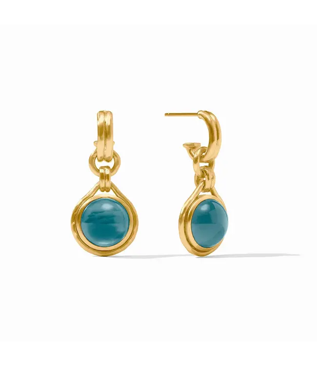 JULIE VOS Solara Hoop & Charm Earring
