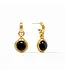 JULIE VOS Solara Hoop & Charm Earring