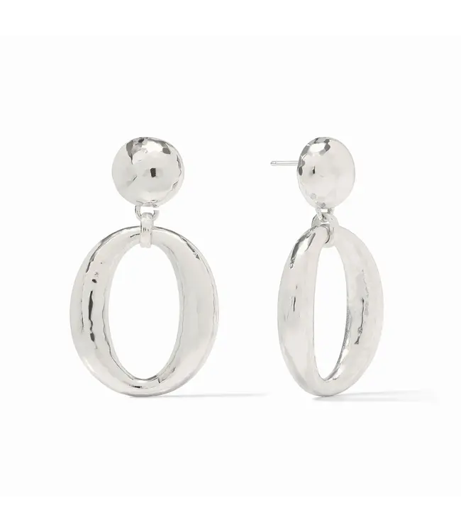JULIE VOS Solara Orbit Statement Earring Silver