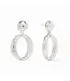 JULIE VOS Solara Orbit Statement Earring Silver