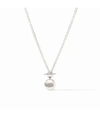JULIE VOS Solara Delicate Necklace Silver