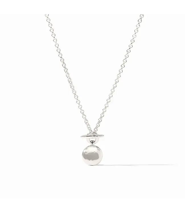 JULIE VOS Solara Delicate Necklace Silver