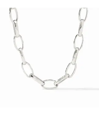 JULIE VOS Solara Link Necklace Silver