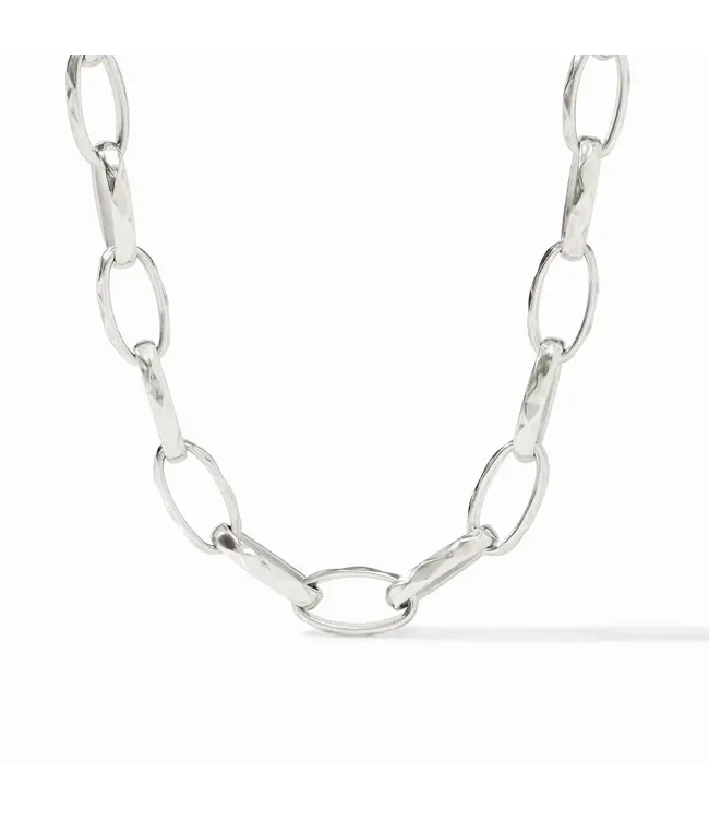 JULIE VOS Solara Link Necklace Silver
