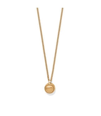 BRIGHTON Contempo Nuevo Petite Dome Necklace Gold
