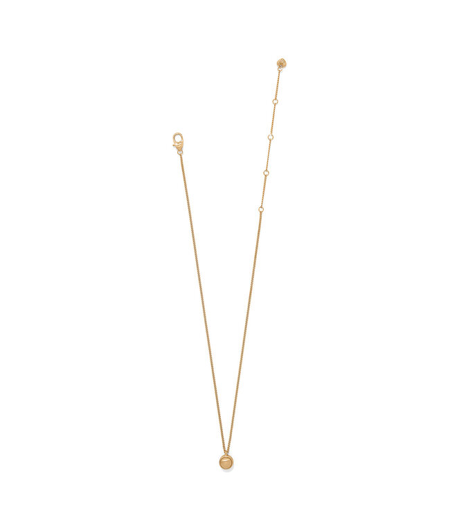 BRIGHTON Contempo Nuevo Petite Dome Necklace Gold
