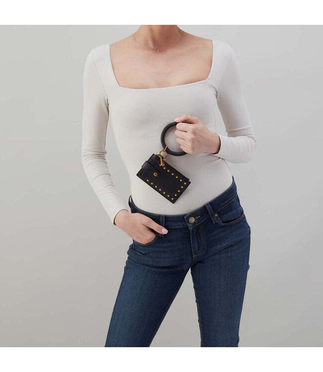 HOBO Ring Wristlet - Black