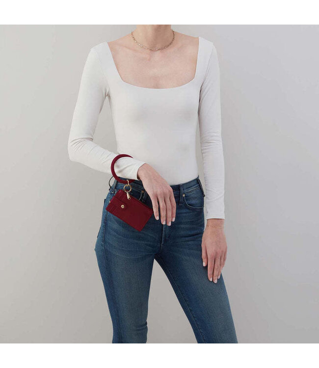 HOBO Ring Credit Card Wristlet - Saddleberry
