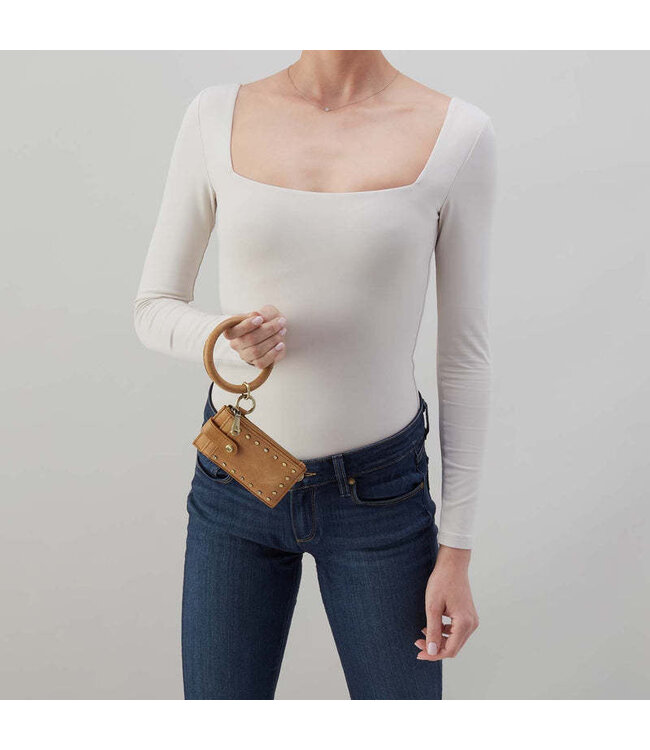 HOBO Ring Credit Card Wristlet - Whiskey