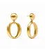 JULIE VOS Solara Orbit Statement Earring Gold