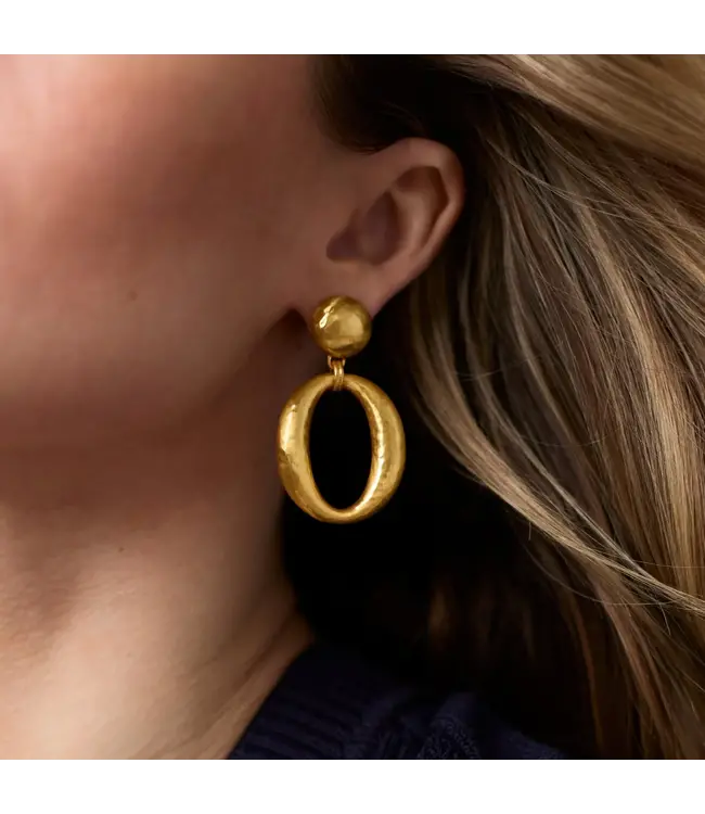 JULIE VOS Solara Orbit Statement Earring Gold