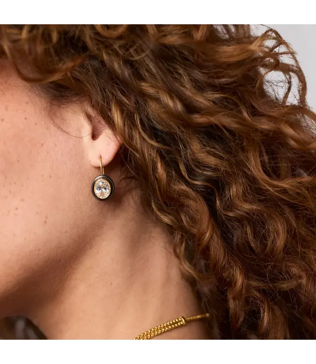 JULIE VOS Tribeca Earring Cubic Zirconia