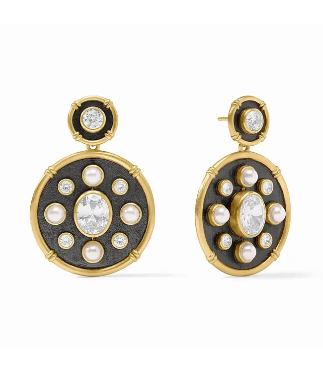 JULIE VOS Tribeca Statement Earring Cubic Zirconia
